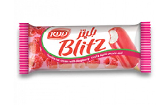 آيس كريم فانيليا KDD Blitz مع توت العليق 62.5 مل