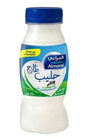 المراعي حليب طازج كامل الدسم 180 مل