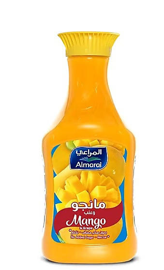 المراعي عصير المانجو بدون سكر مضاف نكتار 1.4 لتر
