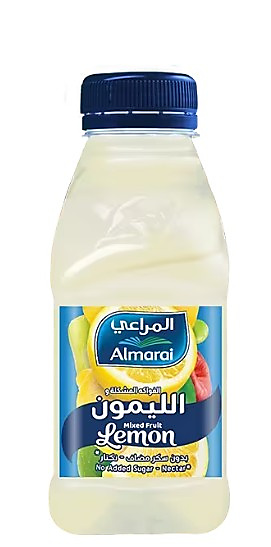 المراعي عصير هو مزيج متناغم بين الليمون والفواكة المشكلة الطبيعي 200 غ
