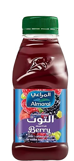 المراعي عصير هو مزيج متناغم بين عصير التوت المشكّل الطبيعي 200 غ