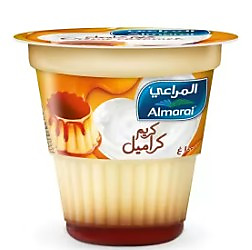 استمتع مع كريم كراميل المراعي بالطعم الشهي، والغني بالكالسيوم والبروتين 100غ