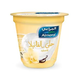 حلوى الكاسترد بالفانيليا من المراعي هي حلوى لذيذة مثلجة ومثالية للاستمتاع يوم صيفي أو لإنهاء وجباتك
