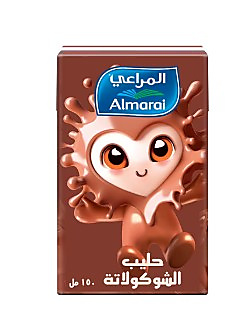 المراعي حليب طويل الأجل بنكهة الشوكولاتة 150م