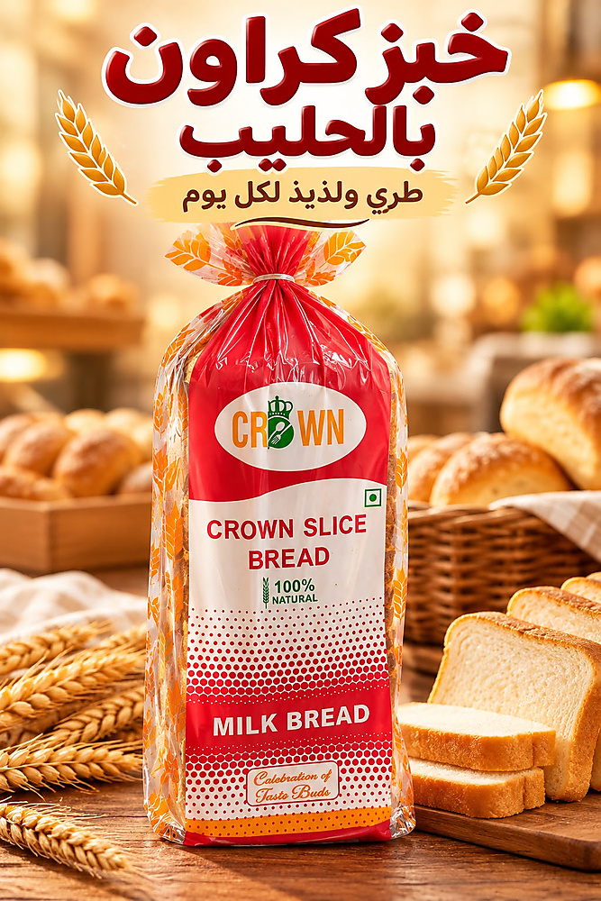 كراون توست بالحليب
