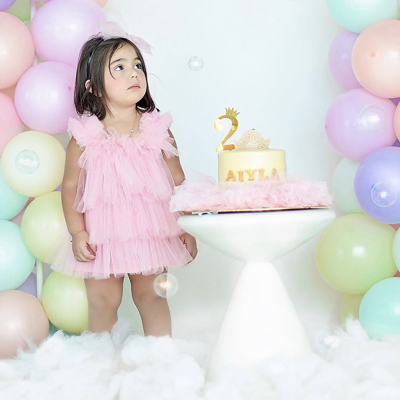 toddlers pink dress
