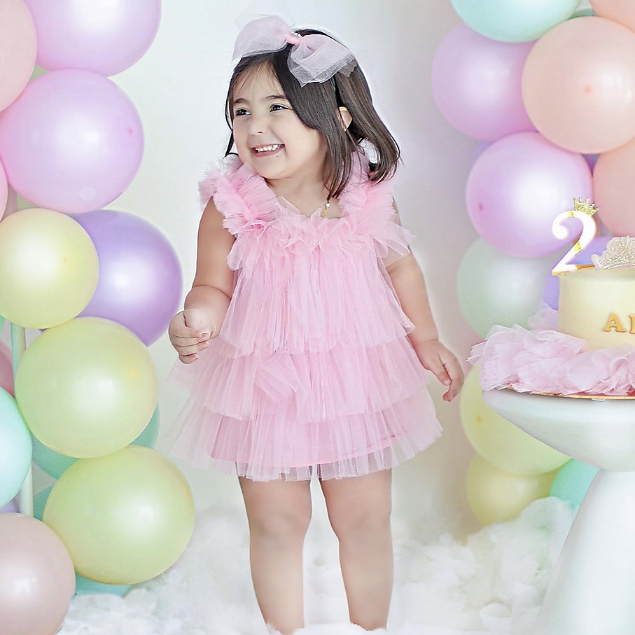 toddlers pink dress