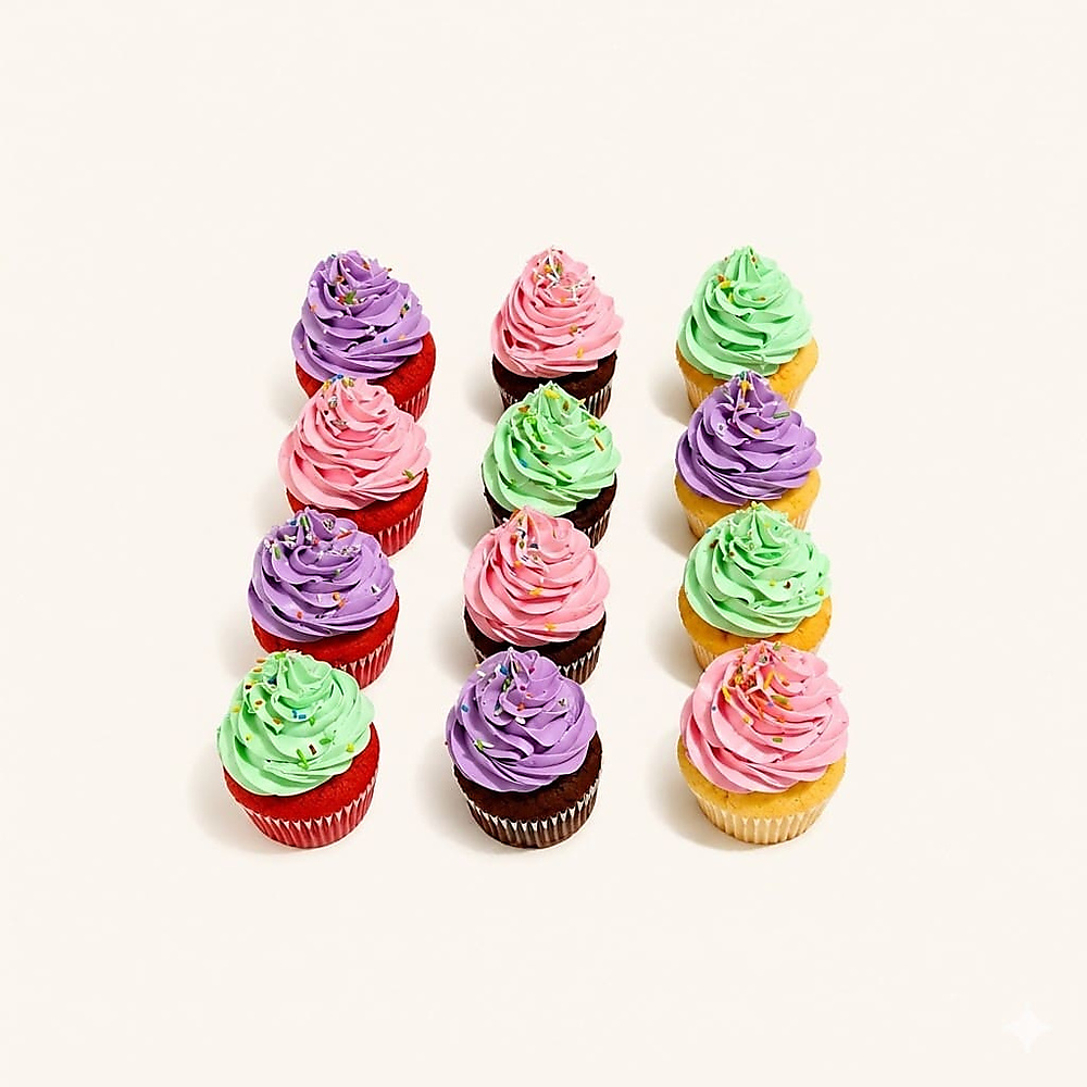 Classic Buttercream Assorted Cupcakes
