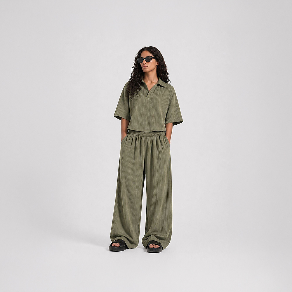 Olive Soft Cotton Women Set