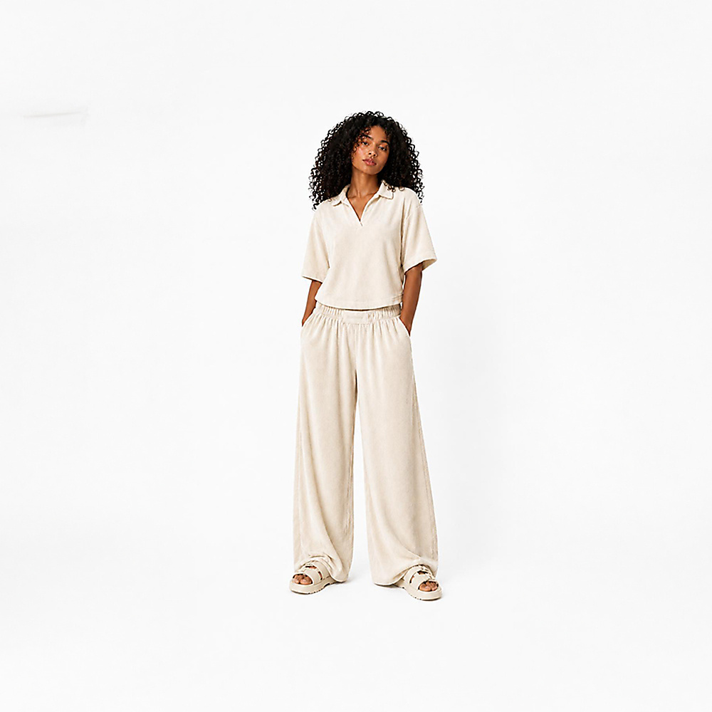 Light Beige Soft Towel Women Set