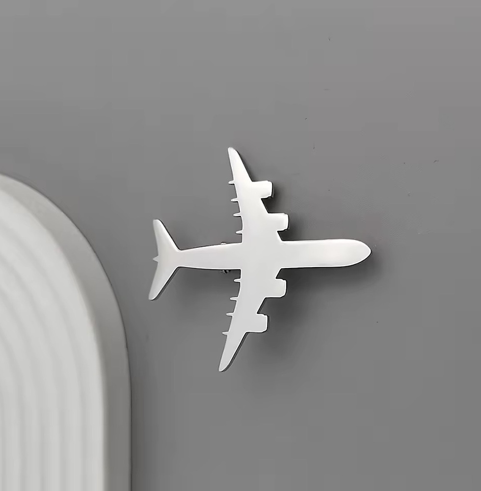 Airplane brooch