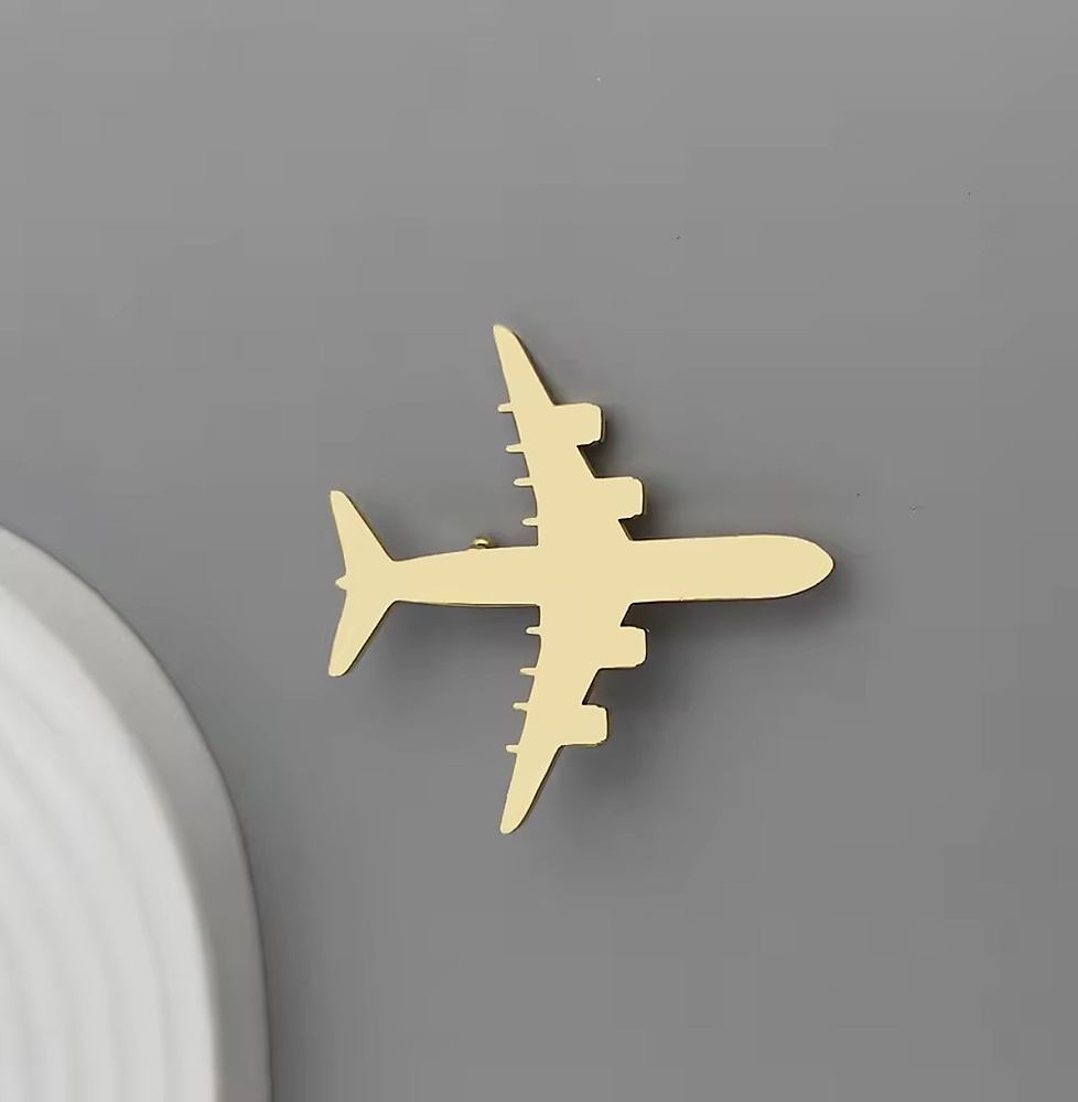 Airplane brooch