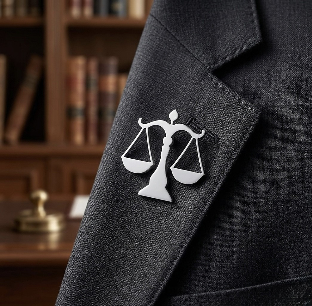 Law brooch