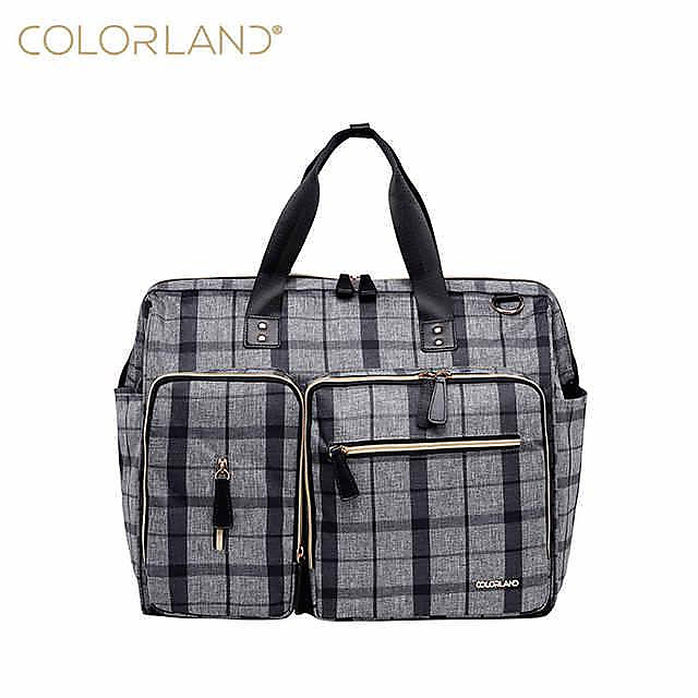 hospital bag plaid