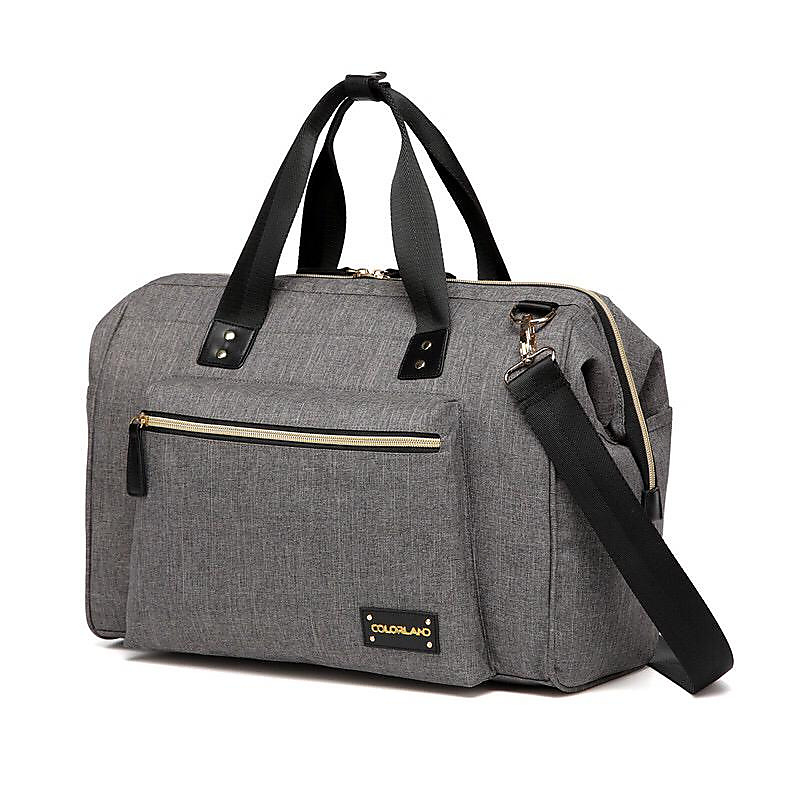 colorland shoulder diaper bag (Grey)