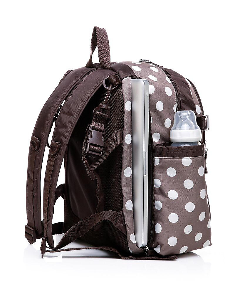 Colorland Diaper Backbag (Beige polka)