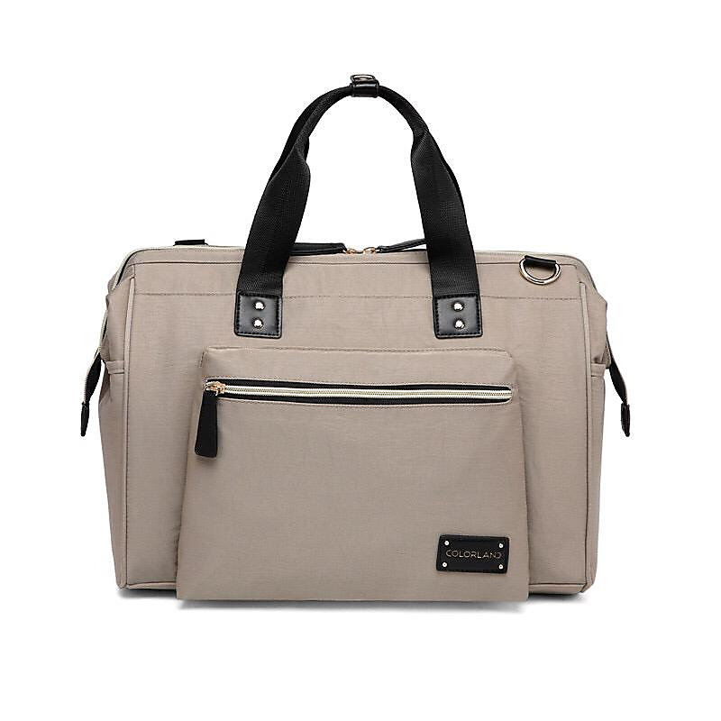 colorland shoulder diaper bag (Beige)