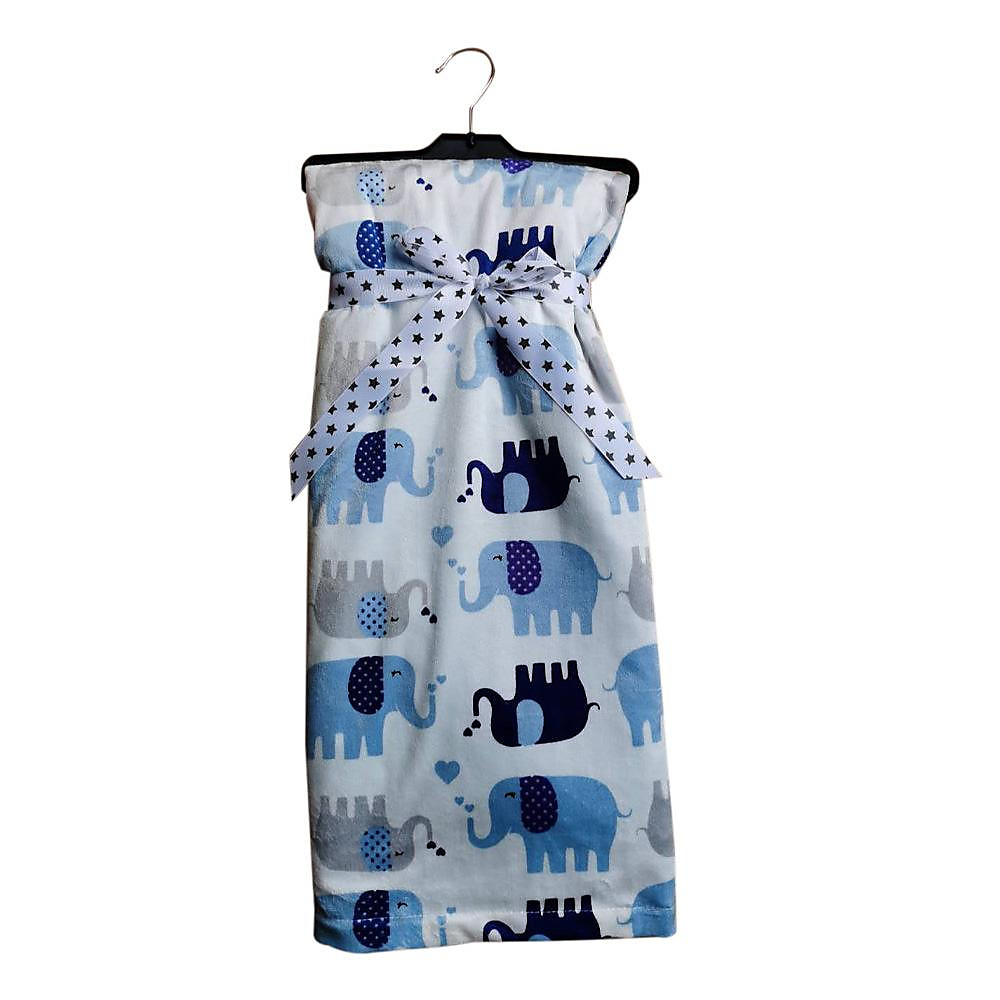 Blanket Blue Elephant