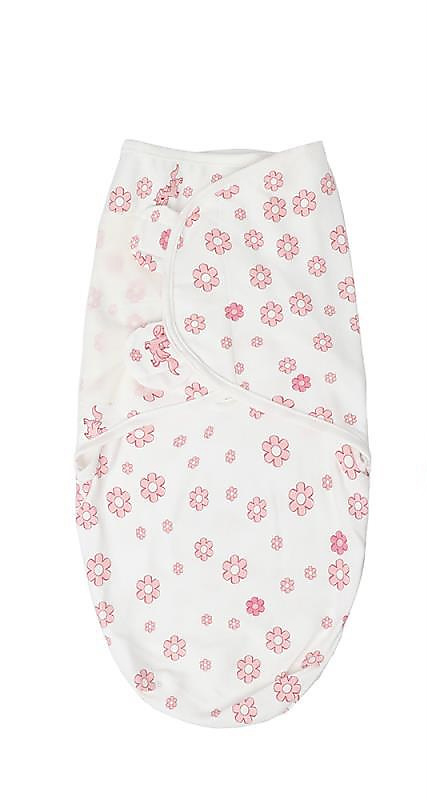 Swaddles white- floral