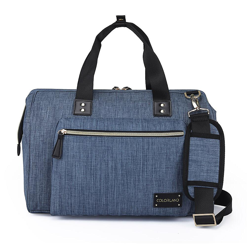 colorland shoulder diaper bag (Blue)