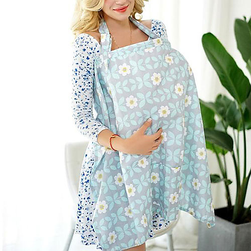 NC Grey Blue Flowers