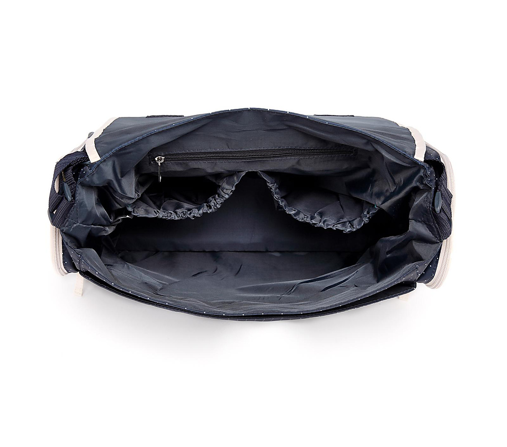 colorland shoulder diaper bag (Blue\white)