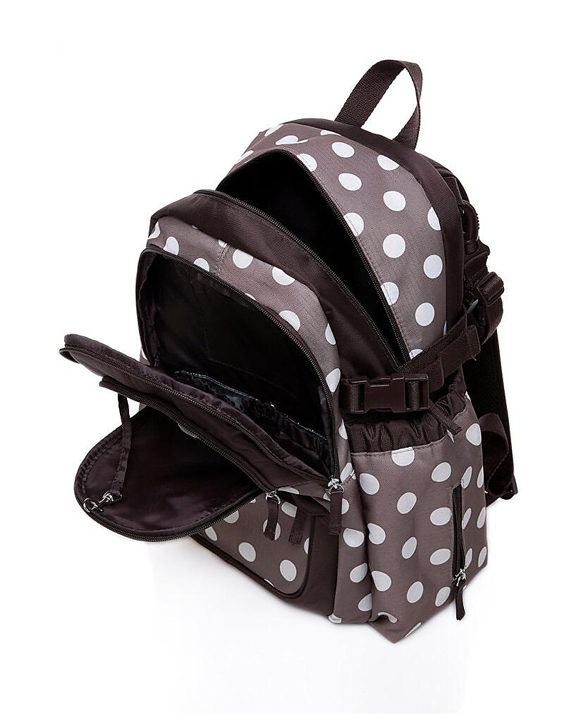 Colorland Diaper Backbag (Beige polka)