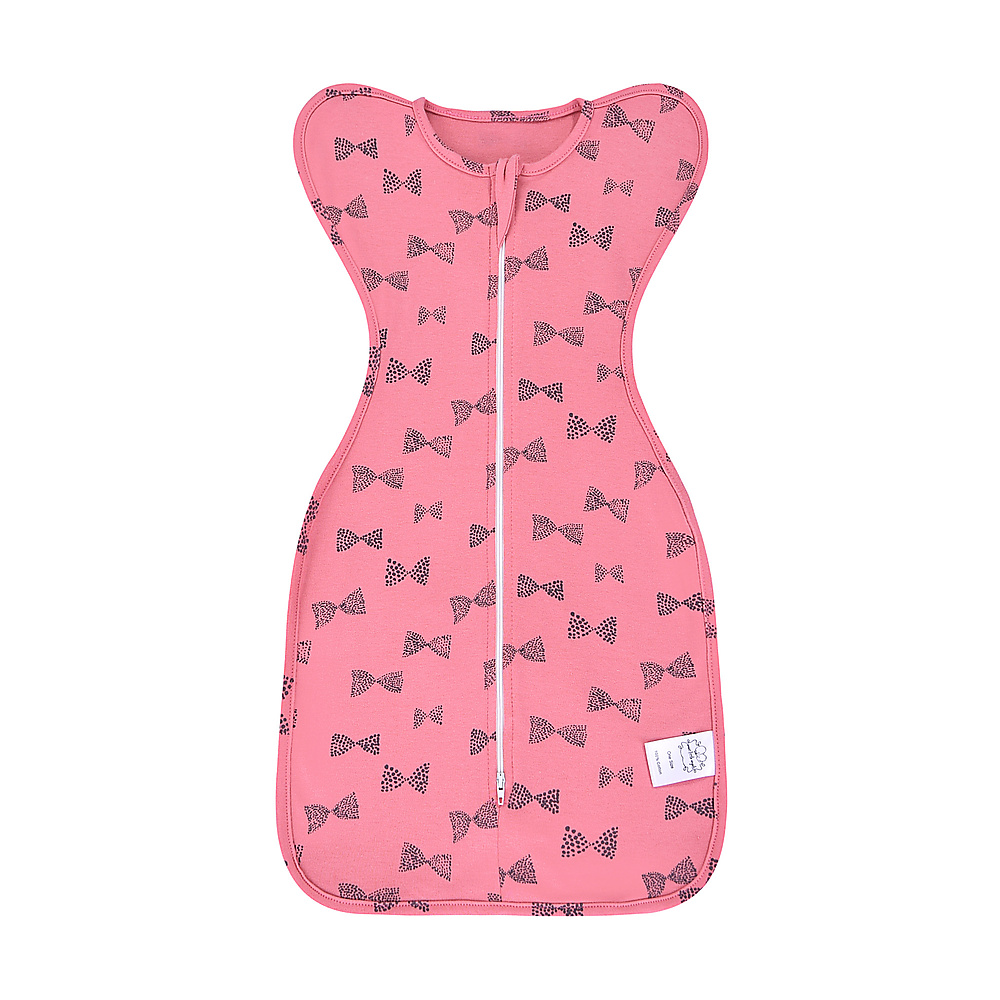 zipped swaddle pink