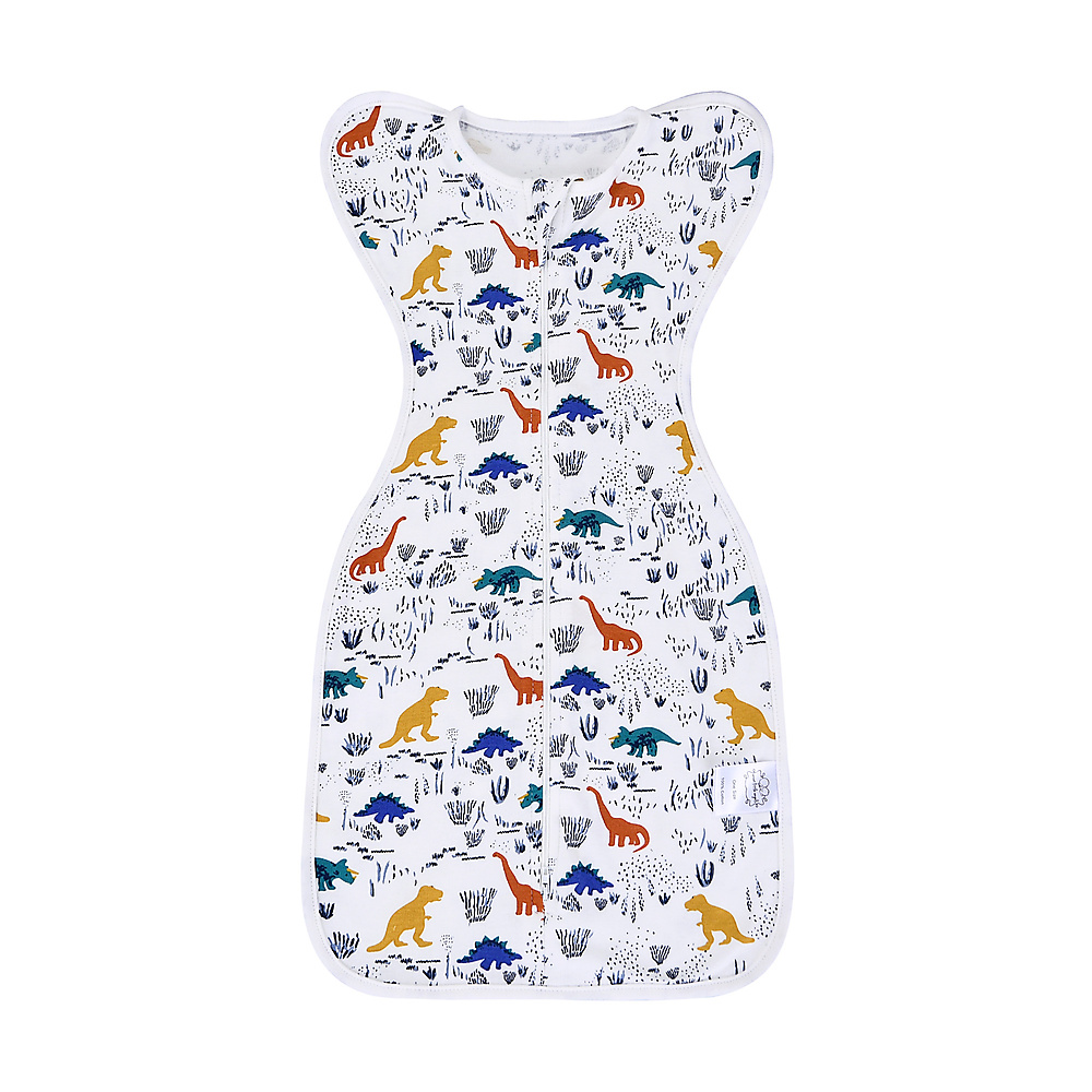 zipped swaddle dinasaur