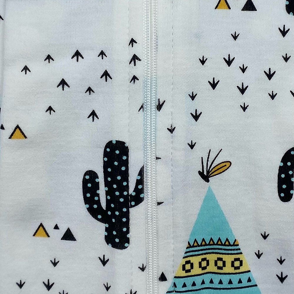 zipped swaddle- aloevera