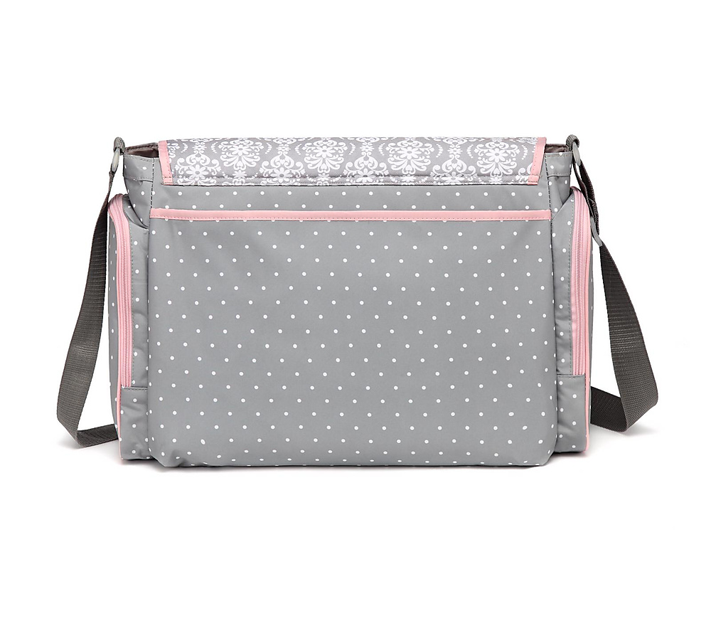 colorland shoulder diaper bag (Grey\Tiffani)