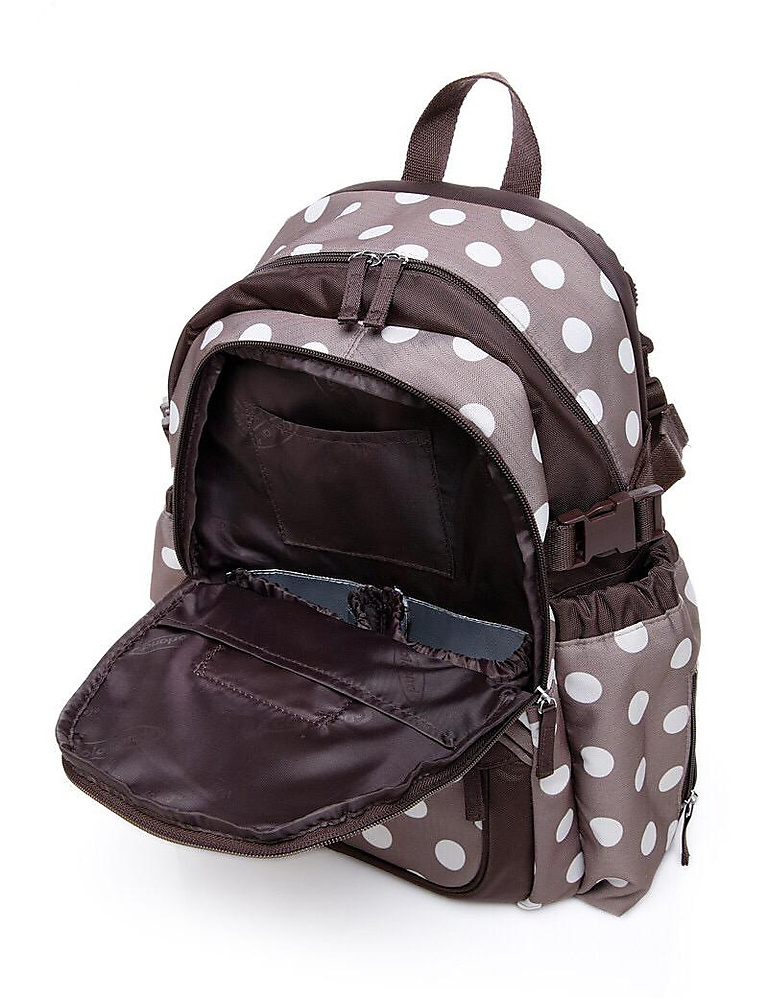 Colorland Diaper Backbag (Beige polka)