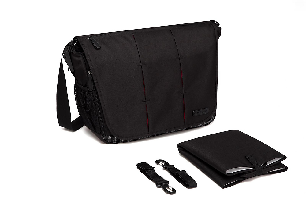 Black Cross Shoulder diaper bag