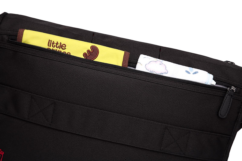 Black Cross Shoulder diaper bag