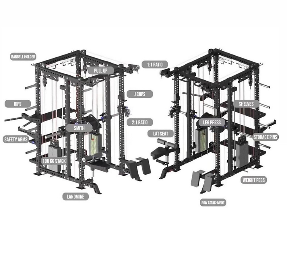 Multifunctional cross cable