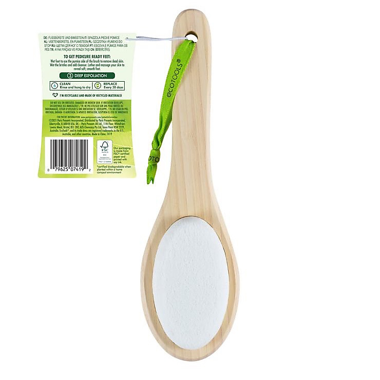 فرشاة و حجر للأقدام ecotools