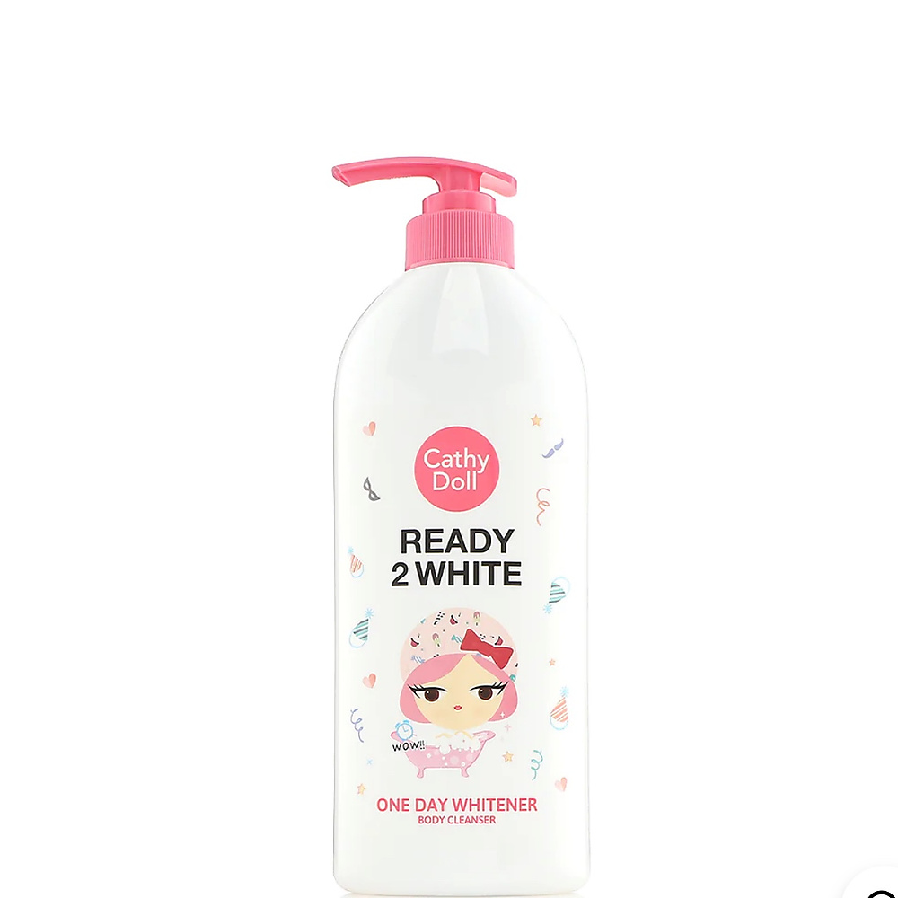 غسول تفتيح الجسم كاثي دول ريدي تو وايت ون داي 500ml