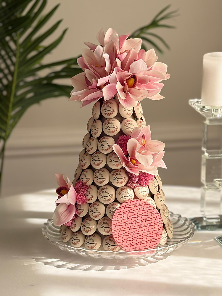 small pink pyramid