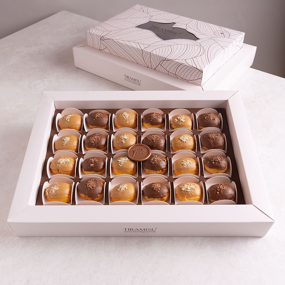 White box mini éclair