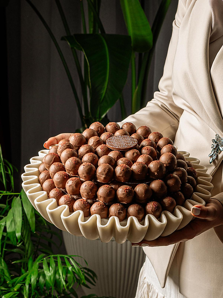 Chocolate truffle tray