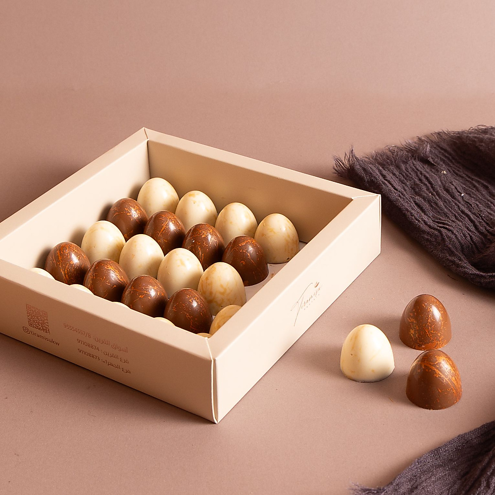 Ostrich egg chocolate