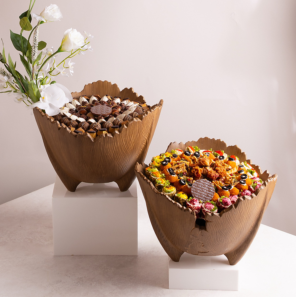 صواني المناسبات الخشبيه حلا موالح شوكلت