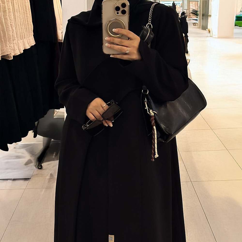 Abaya Scarf Made from Premium Korean Crepe Fabric