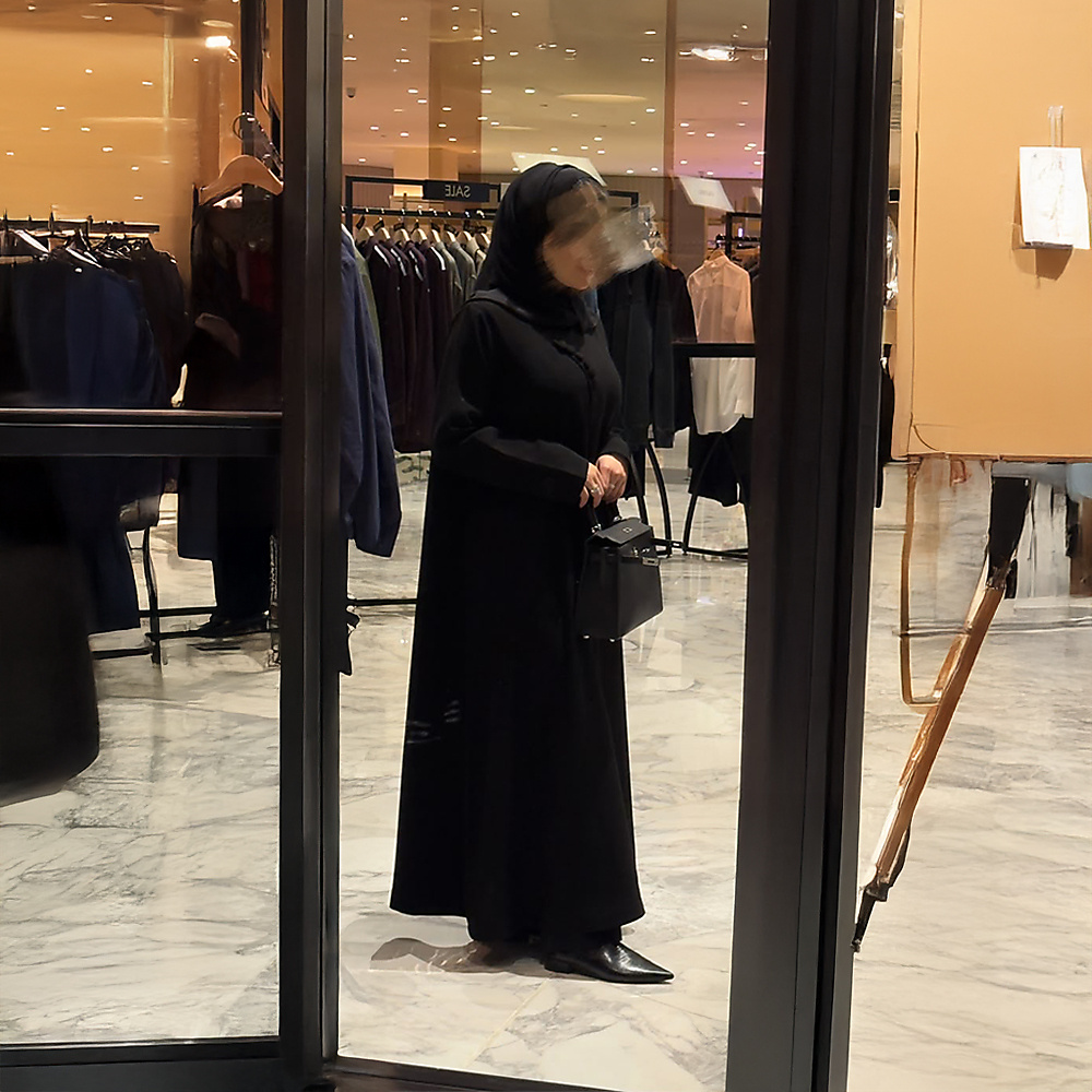 Buttoned Abaya Blazer