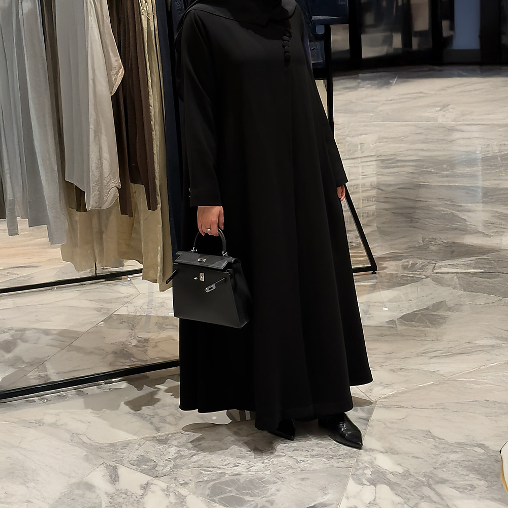 Buttoned Abaya Blazer