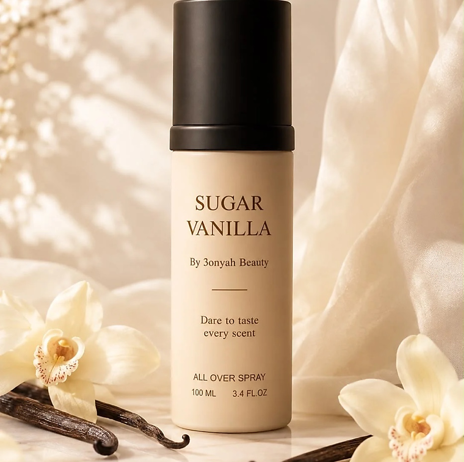 All over spray sugar vanilla