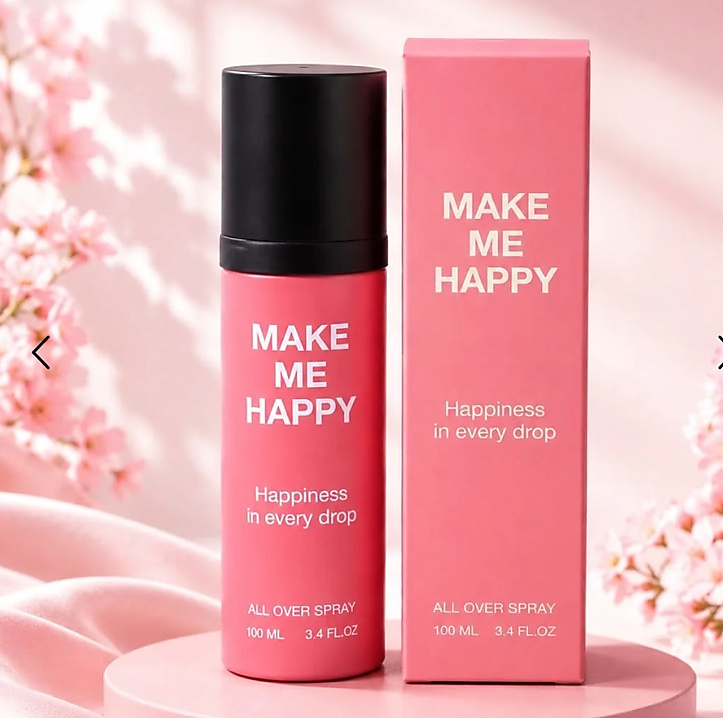 All over spray make me happyn