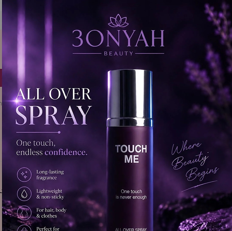 All over spray touch me
