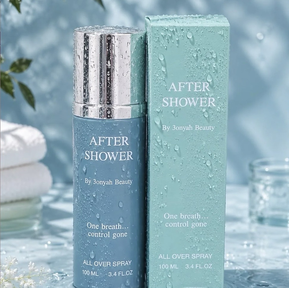 All over spray after showern