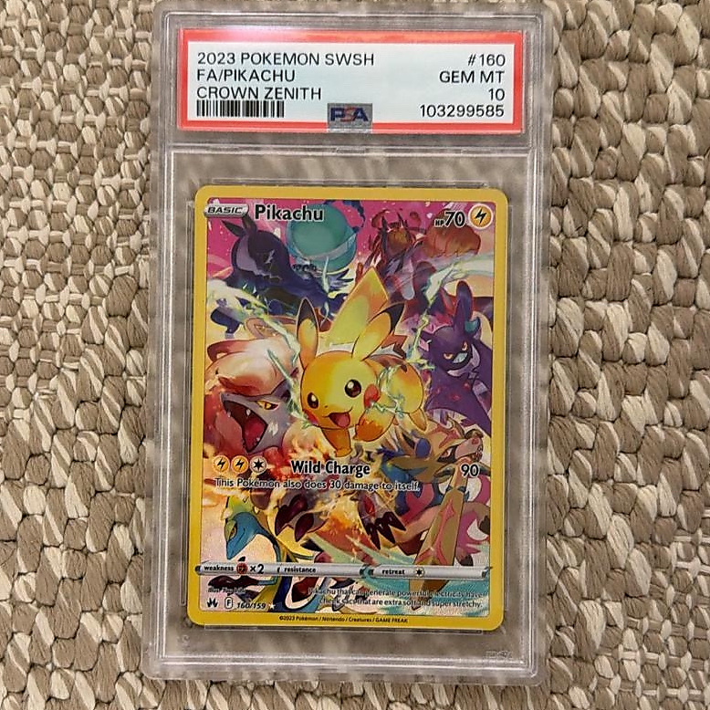 Pikachu Crown Zenith - PSA 10